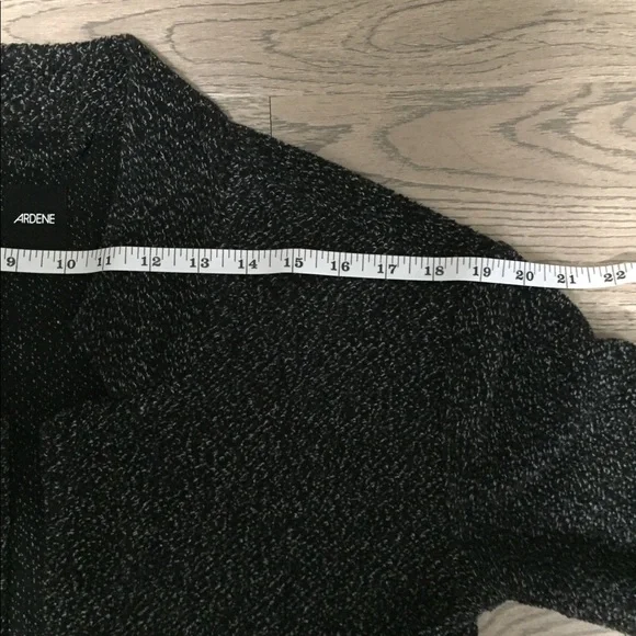 XS cardigan coat jacket marled grey pockets EUC - Picture 13 of 15